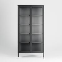 Store Schrank 90x180 cm Anthrazitgrau