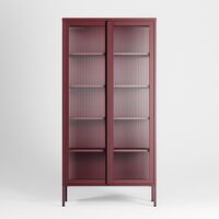 Store Armoire 90x180 cm Bordeaux