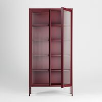 Store Armoire 90x180 cm Bordeaux