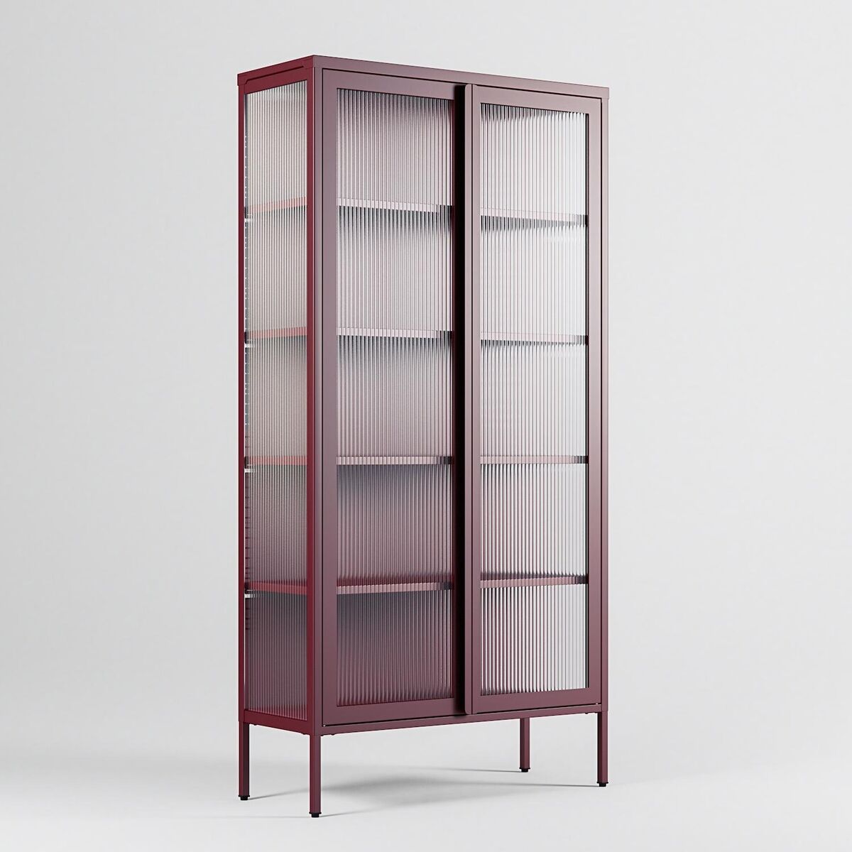 Store Armoire 90x180 cm Bordeaux
