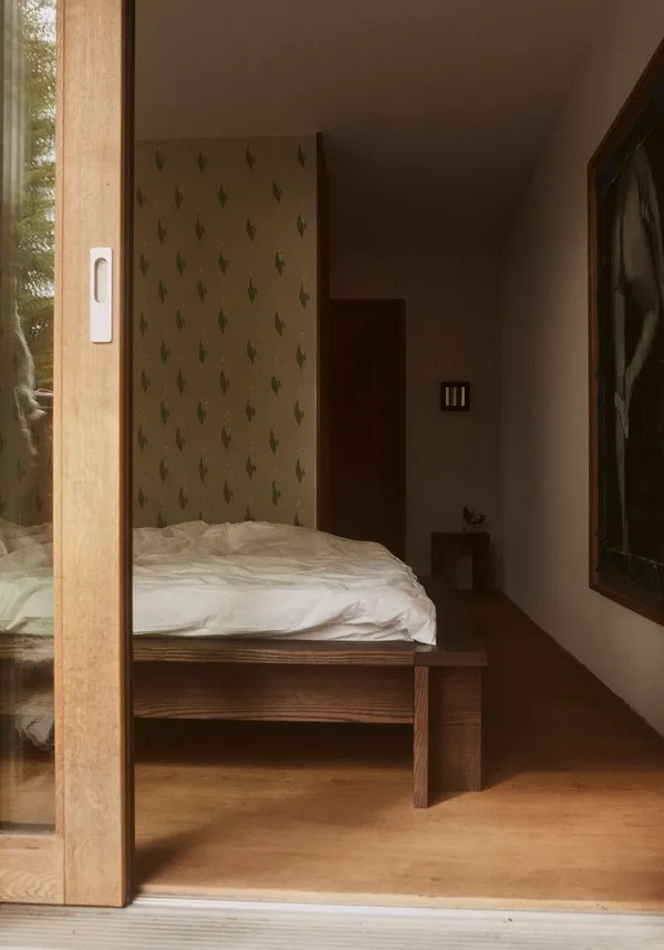 Hem Sengestel 140x210 Røget Rød Egetræ