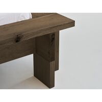 Hem Sengestel 160x210 Røget Rød Egetræ