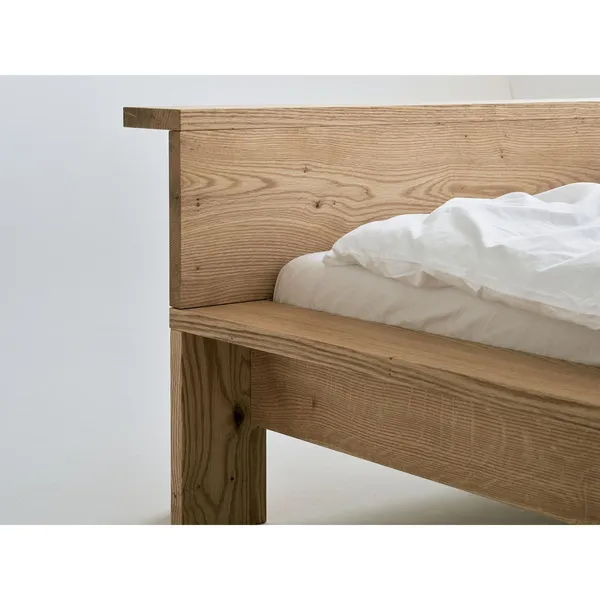 Hem Bedframe 150x200 Geolied Rood Eiken