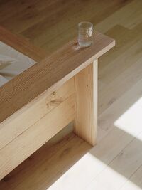 Hem Bed Frame 200x200 Oiled Red Oak