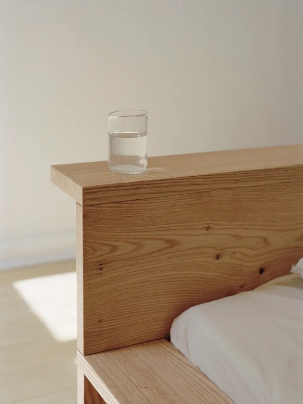 Hem Bed Frame 200x200 Oiled Red Oak