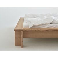 Hem Bedframe 140x210 Geolied Rood Eiken