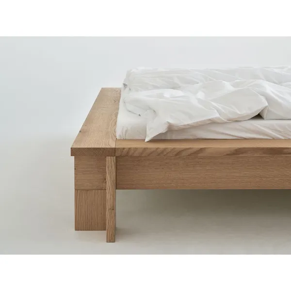 Hem Bedframe 150x210 Geolied Rood Eiken