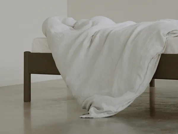 Alken Bed Frame Without Headboard 200x210 Smoked Oak