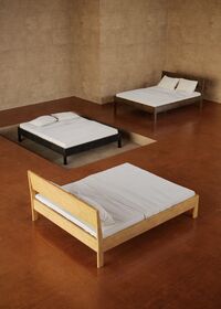 Owner Bedframe 140x200 Geolied Eiken