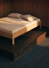 Owner Bedframe zonder Hoofdeinde 180x200 Geolied Eiken