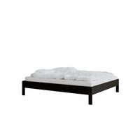 Ejer Sengestel Uden Sengegavl 140x200 Sortbejdset Egetræ