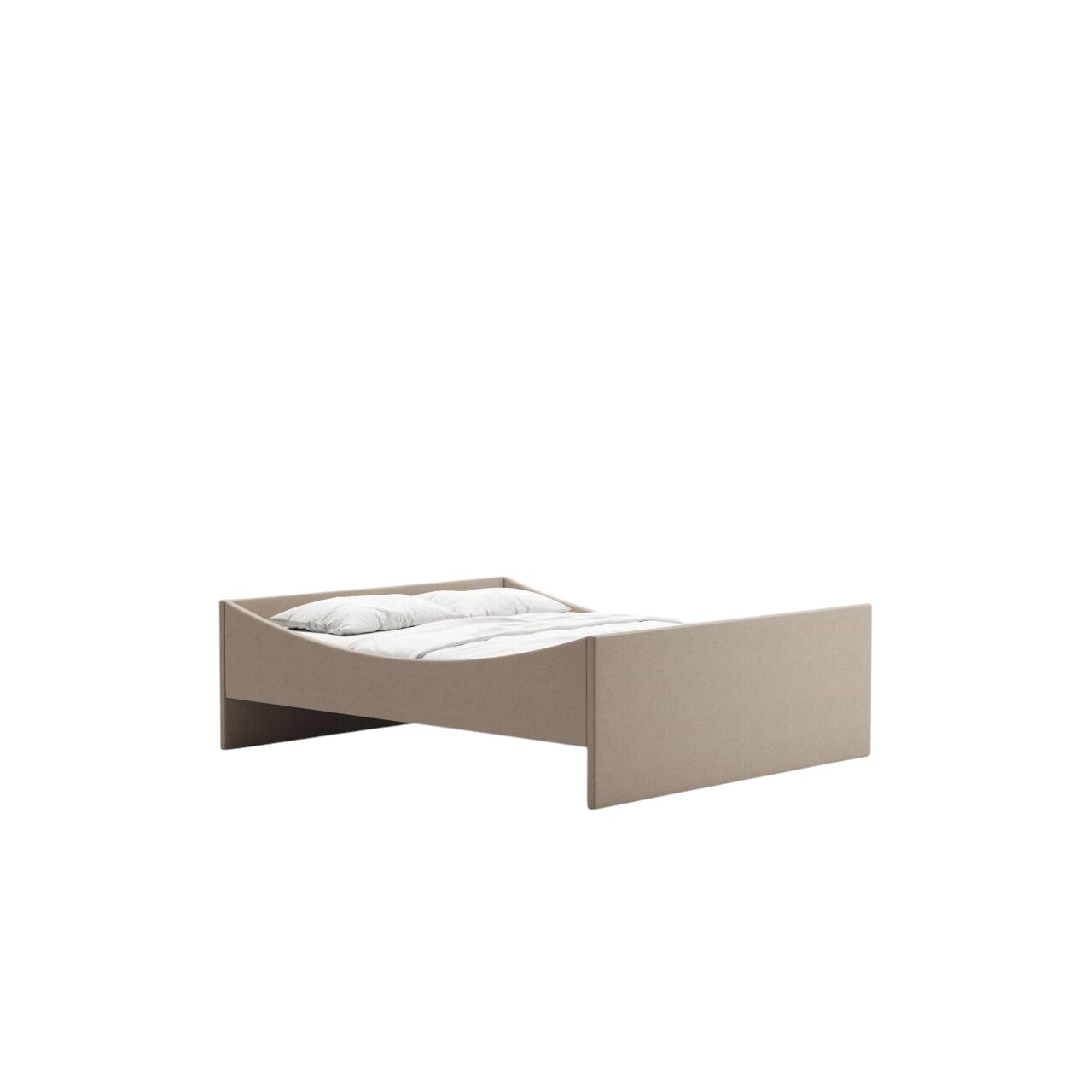 Buet Sengeramme 180x210 Mørk Beige