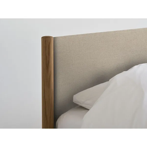 Veng Bedframe 150x200 Klei/Geolied Eiken