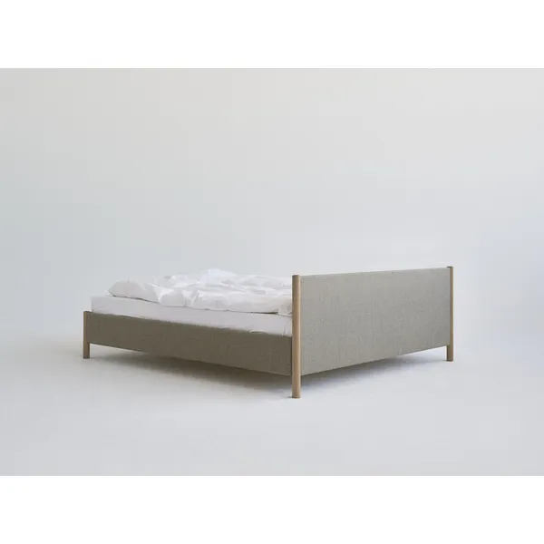 Veng Bedframe 150x200 Re-Wool 218/Zeepbehandeld Eiken