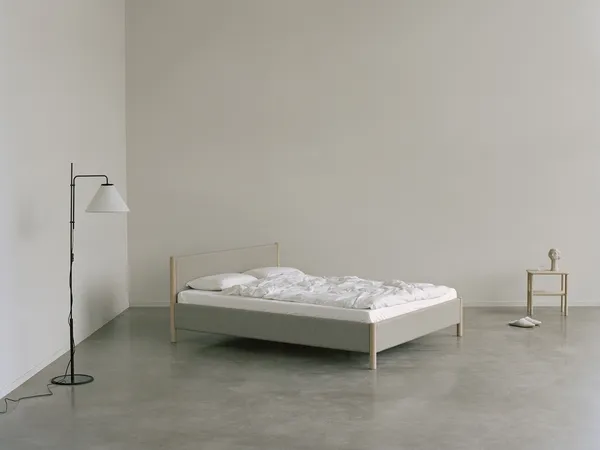 Veng Bedframe 160x200 Re-Wool 218/Zeepbehandeld Eiken