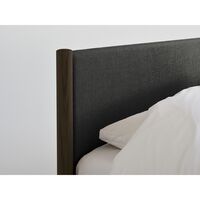 Veng Sengestel 150x200 Re-Wool 198/Røget Egetræ