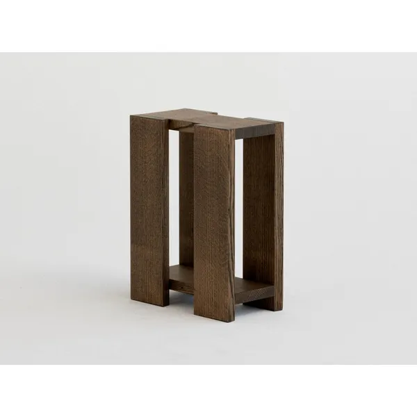 Etagére Sidebord Høj Røget Rød Egetræ