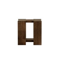 Etagere Side Table Medium Smoked Red Oak