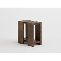 Etagere Side Table Medium Smoked Red Oak