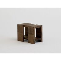 Etagere Side Table Small Smoked Red Oak