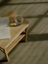 Alling Side Table H48 Oiled Oak