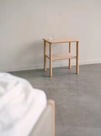 Alling Side Table H44 Soap Treated Oak