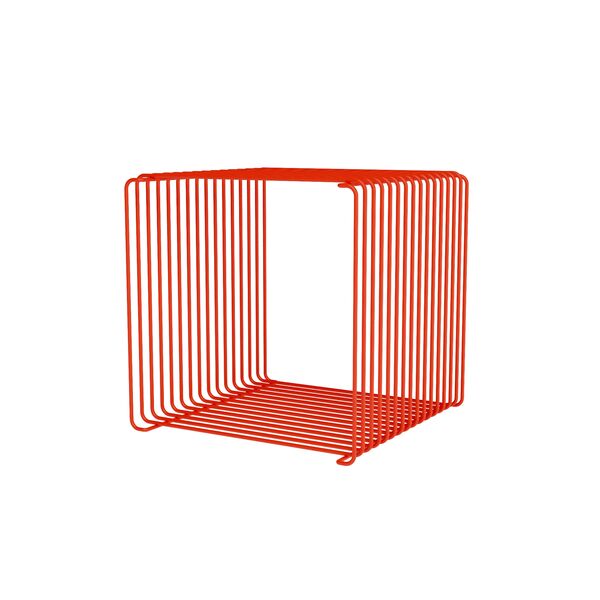 Panton Draht-Einzelbücherregal 145-Rosehip 14" x 14".