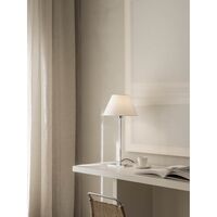 Mika Table Lamp Base Silver