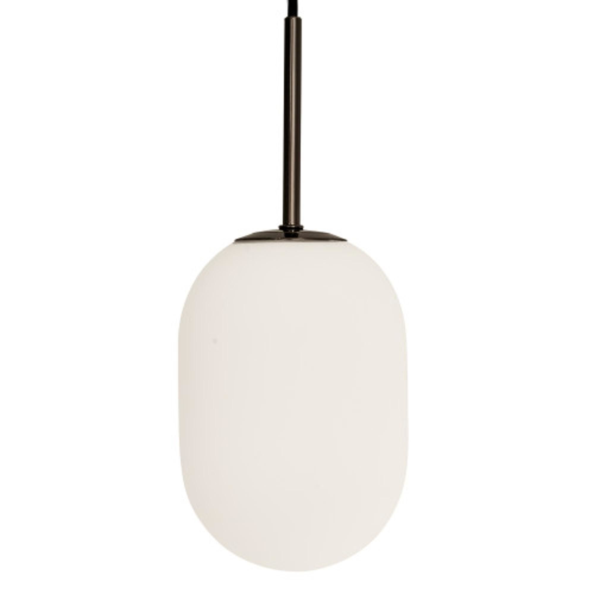 Suspension Noor Petit opale/ Noir