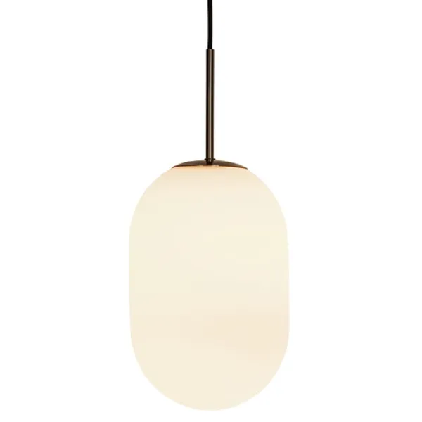 Noor Taklampe Medium Opal/ Sort