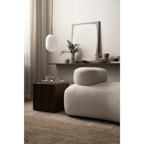 Noor Taklampe Medium Opal/ Sort