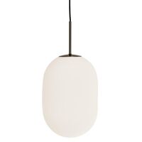 Noor Pendant Large Opal/ Black