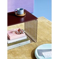 Étagère Extensible Panton Wire 07 - Noir et Rouge 70 cm x 34,8 cm
