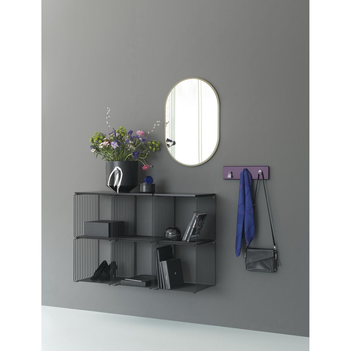 Étagère Extensible Panton Wire 145-Rosehip 70 cm x 34,8 cm