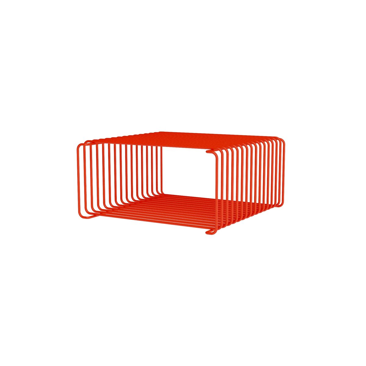 Panton Draadboekenkast Halfhoog 145-Rosehip 17,2 cm x 34,8 cm