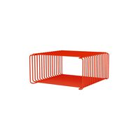 Panton Draadboekenkast Halfhoog 145-Rosehip 17,2 cm x 34,8 cm