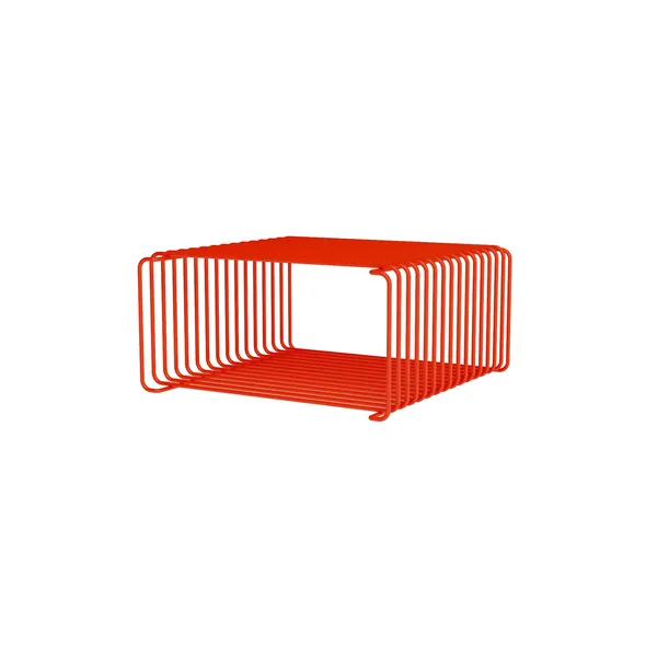 Panton Wire Half Height Bookcase 145-Rosehip 17.2 cm x 34.8 cm