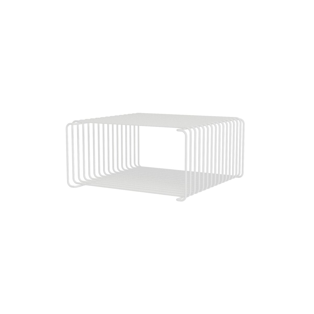 Panton Wire Half Height Bookcase 38-Snow 17.2 cm x 34.8 cm