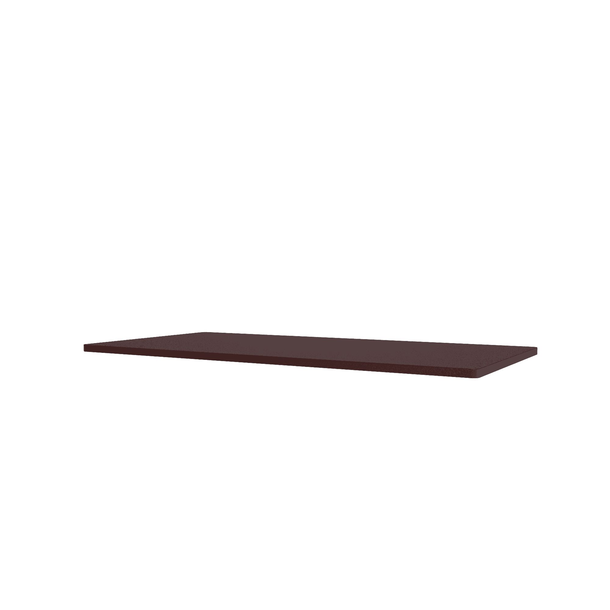 Panton Draht-Deckplatte 07 – Schwarz/Rot, 70,1 cm x 34,8 cm