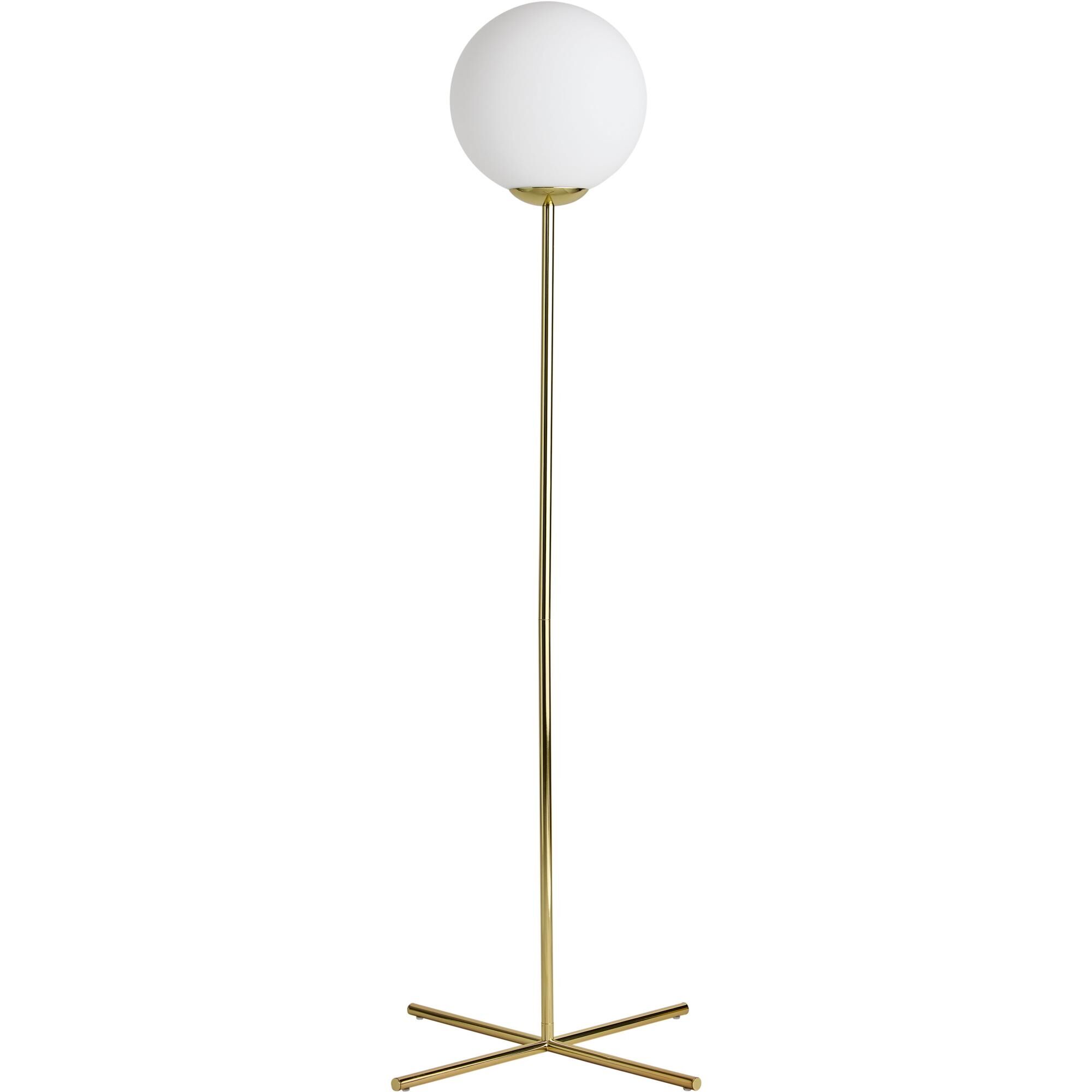 Runa Golvlampa M&auml;ssing/Opal