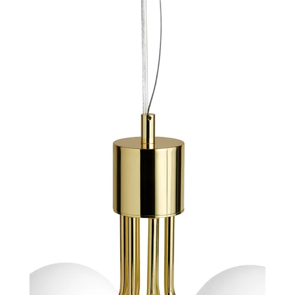 Celeste Kronleuchter 70 cm Messing/Opal