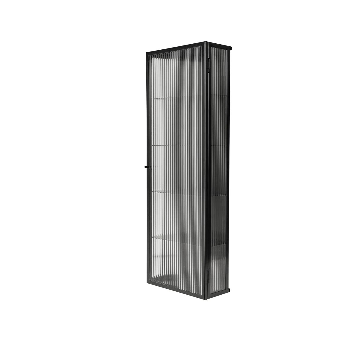 Haze Vegghengt Skap 35x100 Sort