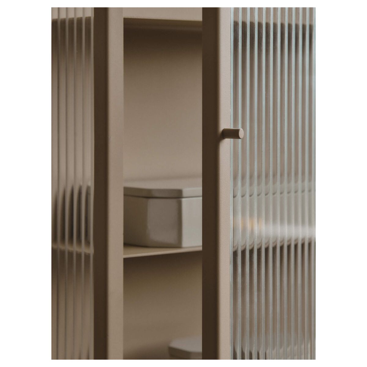 Haze Wall-Hung Cabinet 35x100 Cashmere