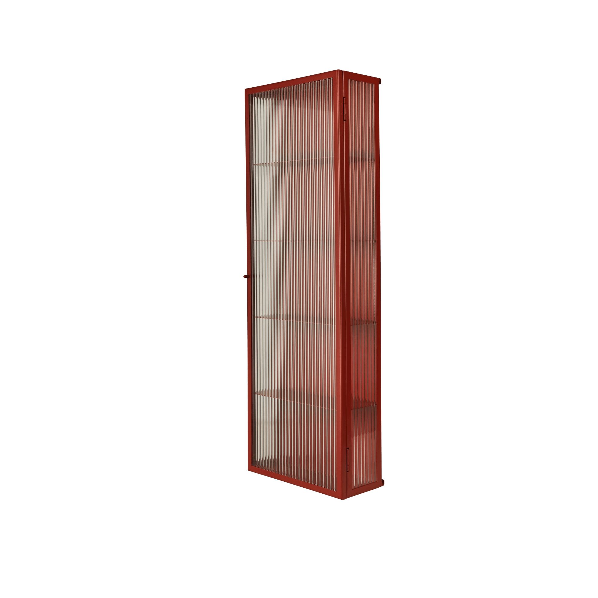 Armoire Murale Haze 35 x 100 cm Rouge Oxyde