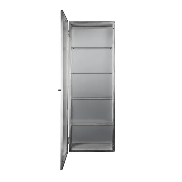 Haze Wandschrank 35x100 Edelstahl