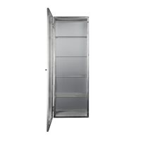 Armoire Murale Haze 35 x 100 cm en Acier Inoxydable