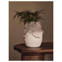 Drisca Vase H23 Off White