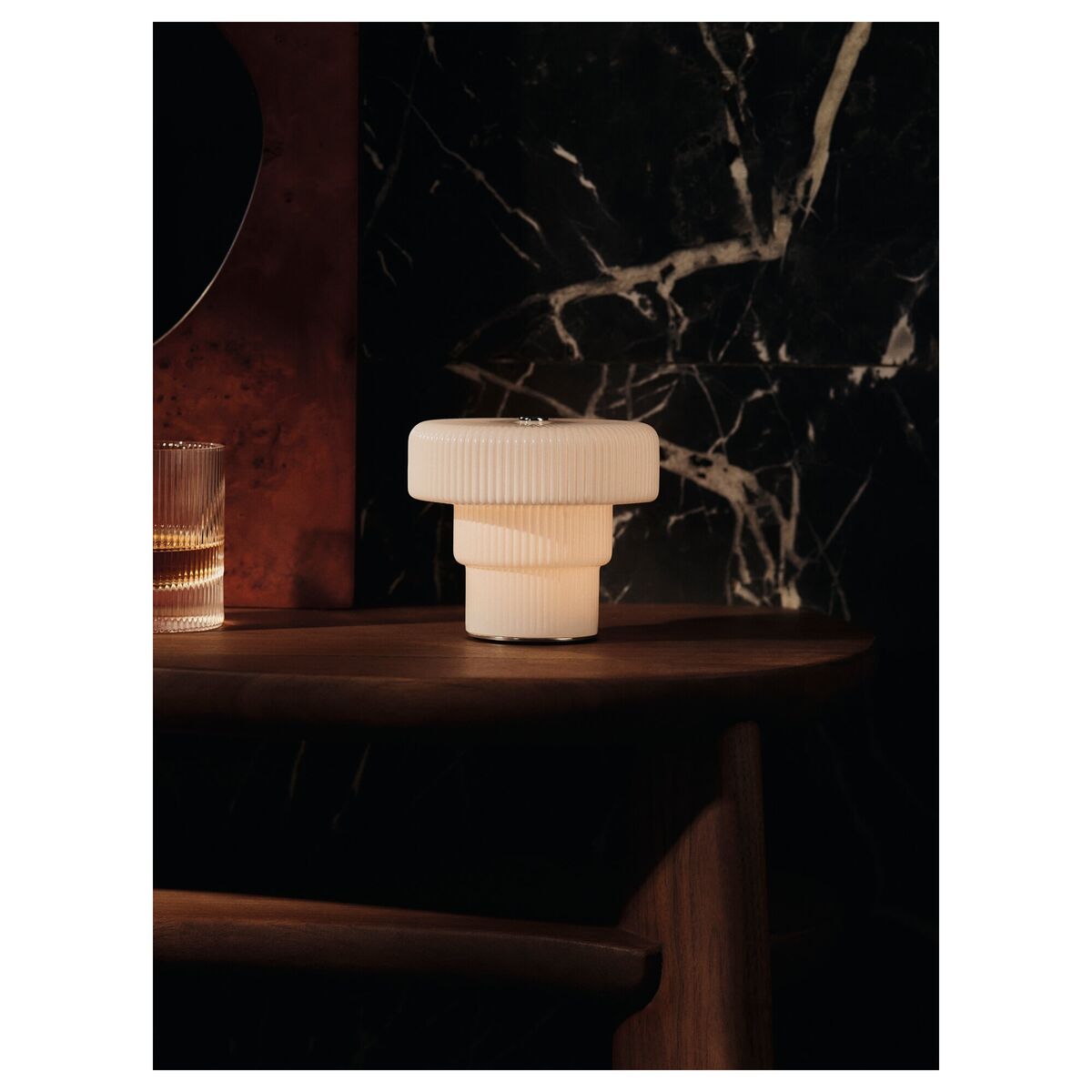 Ripple Draagbare Lamp H10 Wit