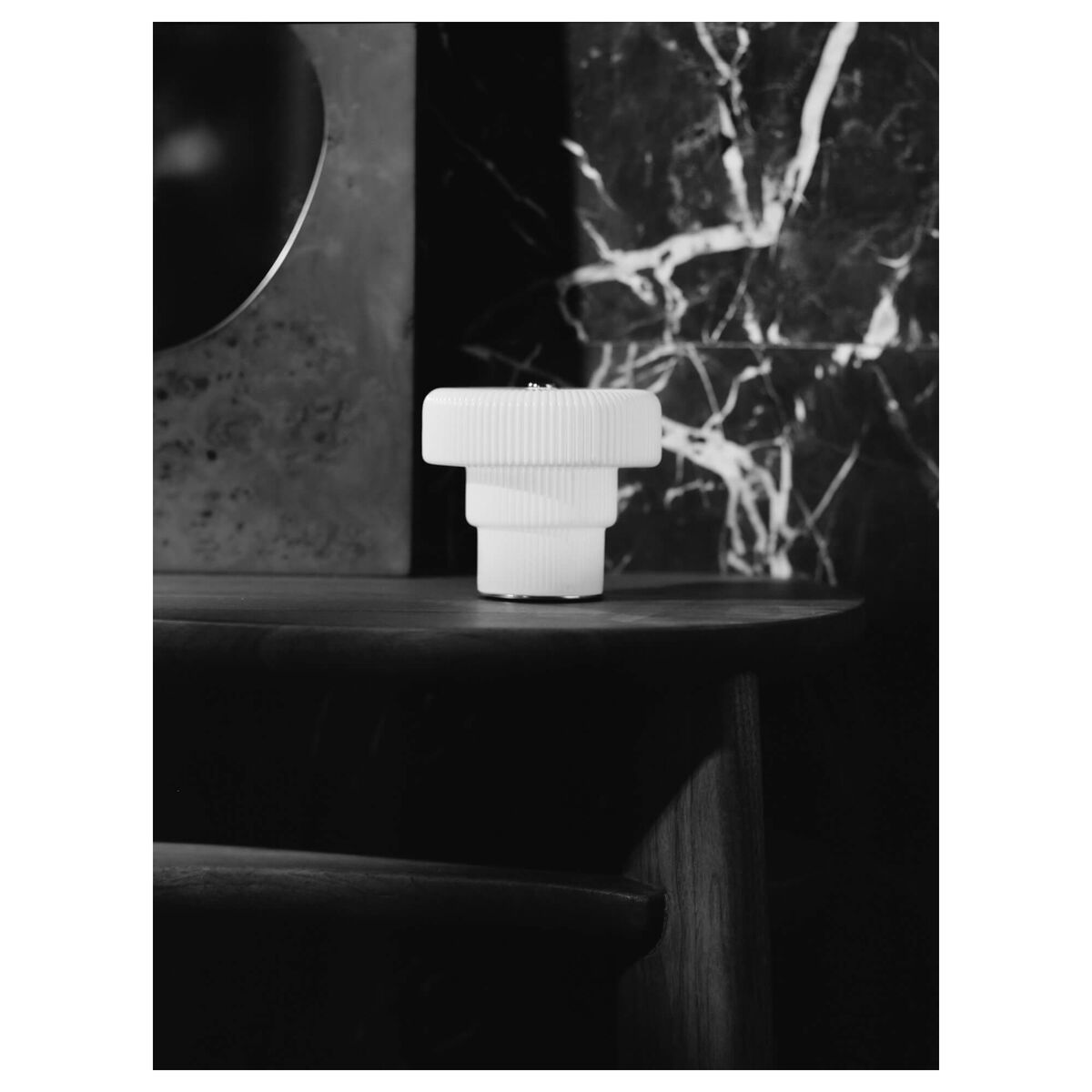 Ripple Draagbare Lamp H10 Wit