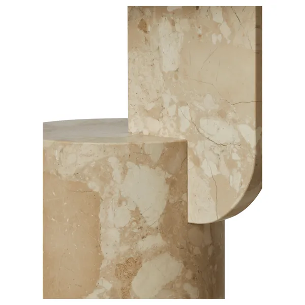 Insert Side Table Stone/ Sand